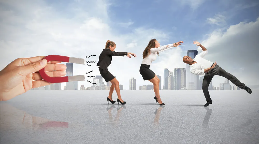 Two business professionals in discussion